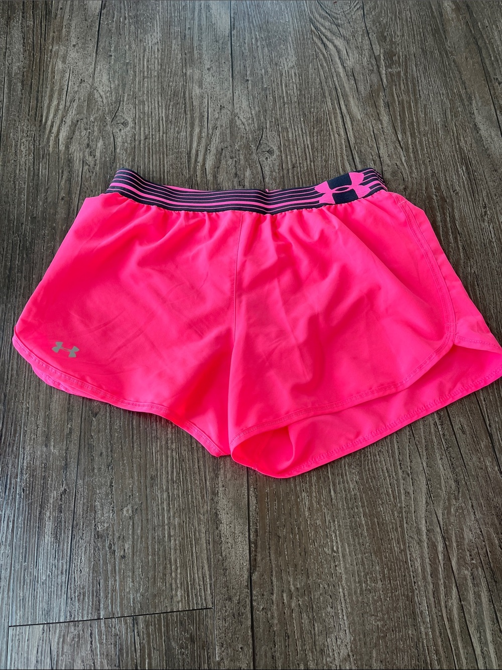 Under Armour Neon Pink Performance Running Shorts Size XS
